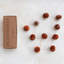 Paper Folding Honeycomb Pumpkin Garland With Twig Stems In Kraft Box