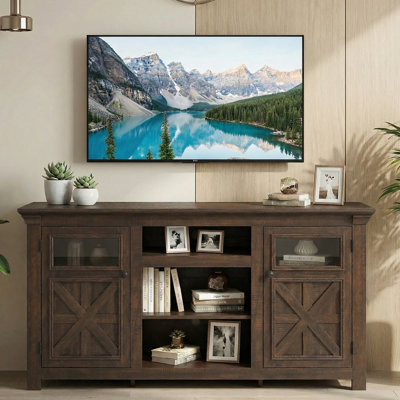 Meuble télé 60 po avec 2 portes et console de cinéma Barn Design
