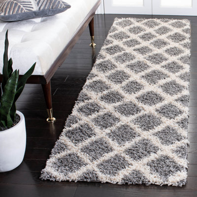Arsheq Shag Performance Geometric Rug