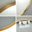 Miroir rond en aluminium bicolore de 24 po Nagoya-466399952
