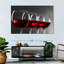 Red Wine Row sur impression sur toile-1557244395
