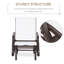 Fauteuil oscillant d'extérieur Outsunny (excluant la table)