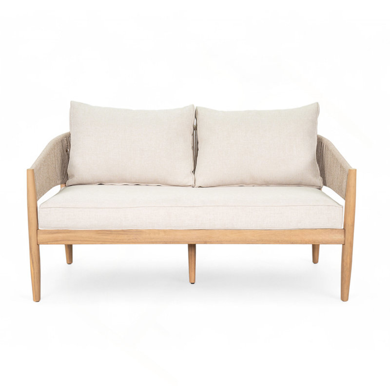 Causeuse d'extérieur en bois d'acacia Verona