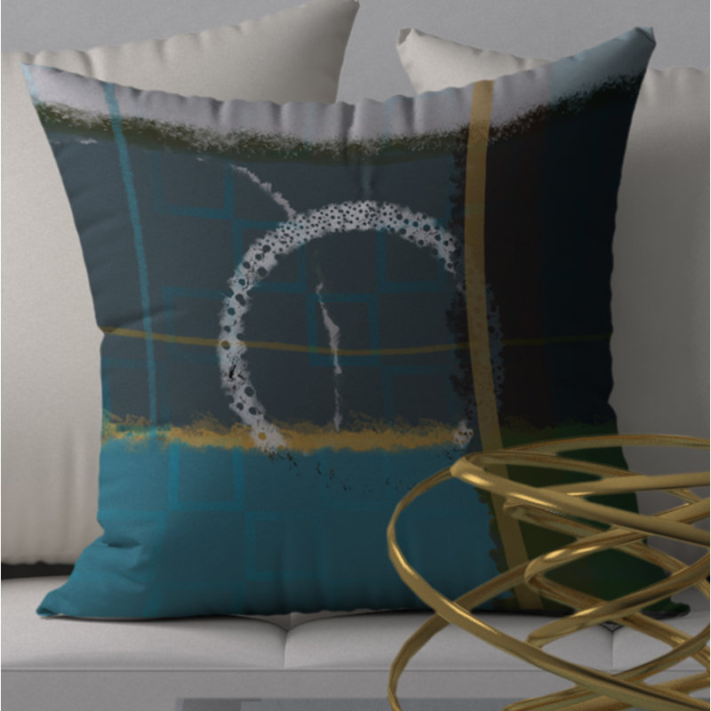 La housse de coussin carrée et l’insert sont amplement grossis, 20 po x 20 po