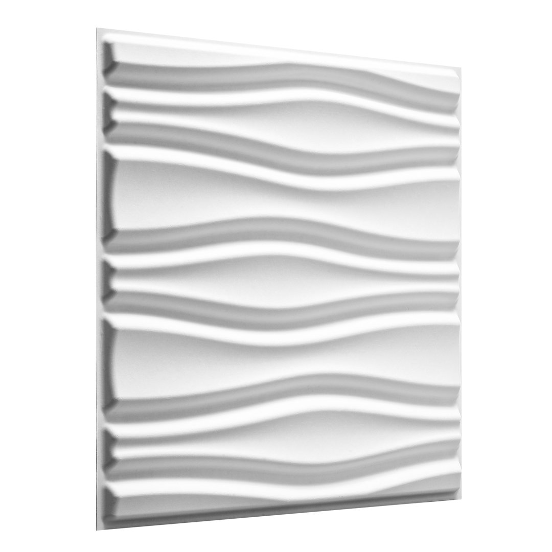 Mullis Flows Eco Friendly 3D Wall Panels Decorative Tiles - 50x50 cm