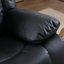 Fauteuil inclinable manuel pivotant en similicuir Leedward avec massage vibrant et chauffant à 8 points-106915952