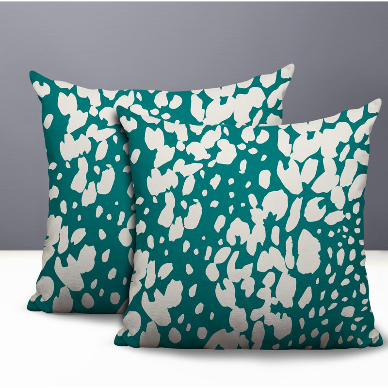 Oreiller réversible intérieur / extérieur Modo, 20x20, Teal