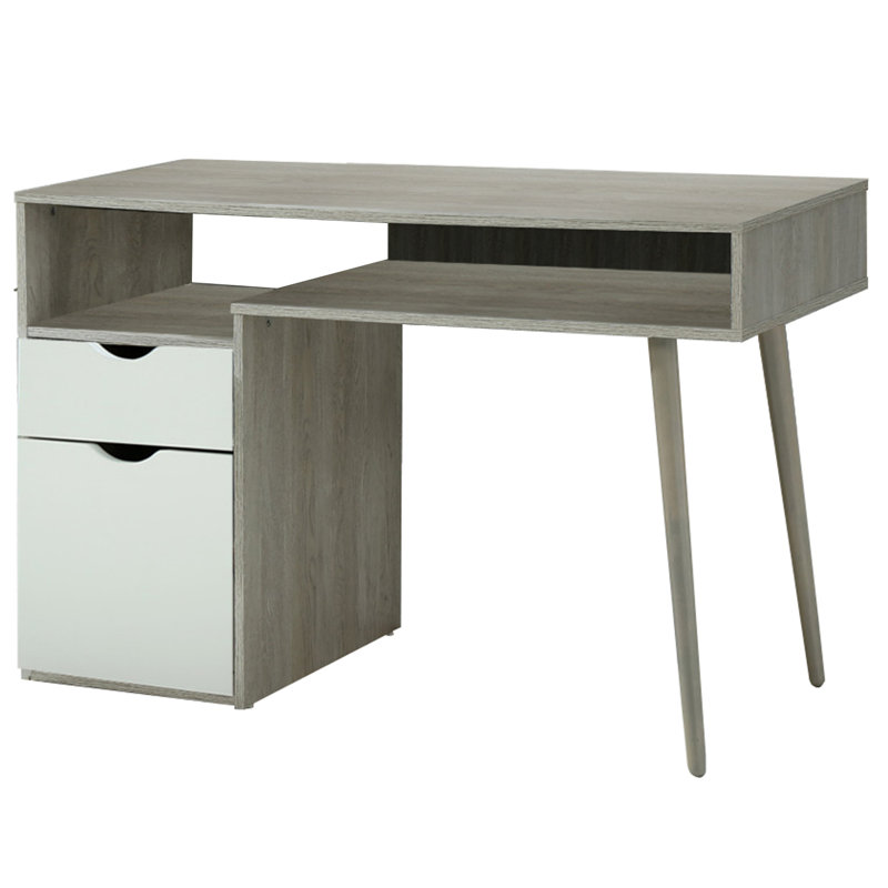 Crain Solid Wood Base Computer Desk
