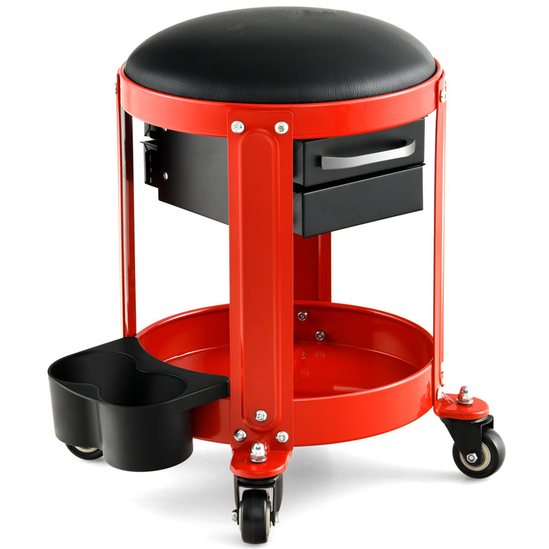 Ergonomic Stool with Footrest