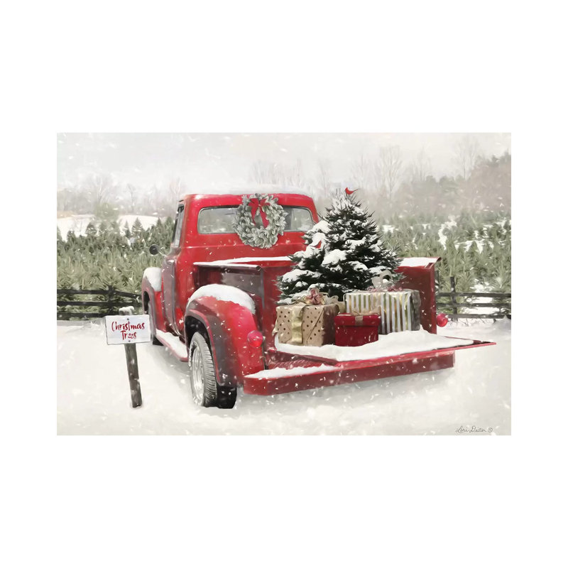 Truck Full Of Presents by Lori Deiter - Print on Canvas, Wrapped Canvas, 101.6 cm H x 66.04 cm W x 1.91 cm D