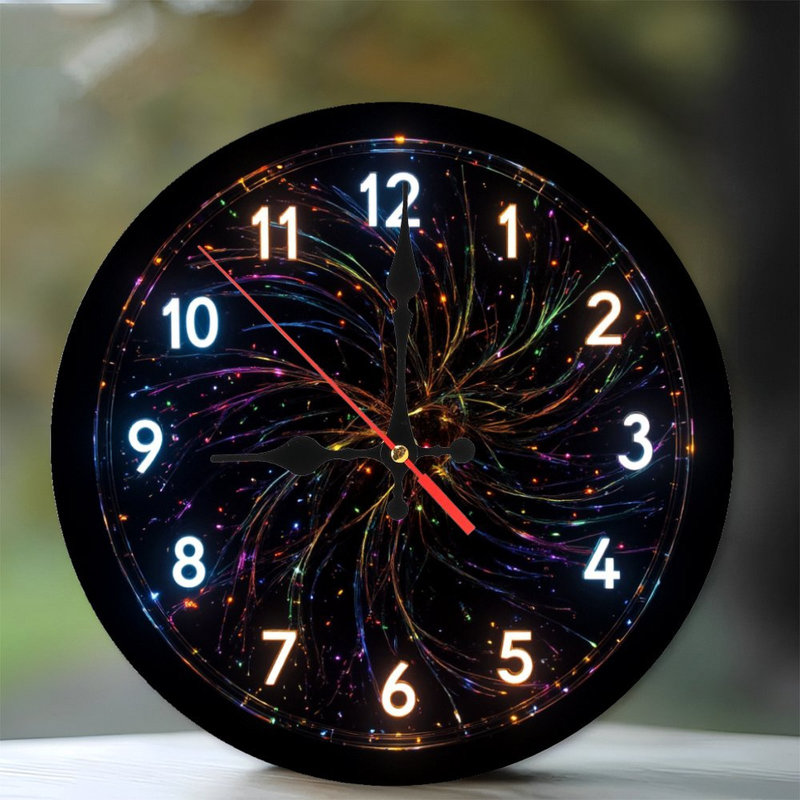 Horloge murale à DEL