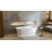 DreamLine Abbey 66 3/4 in. L x 31 1/2 in. W x 23 7/8 in. H Acrylic Double Ended Freestanding Tub, Polished Brass-118166348