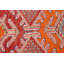 Tapis de couloir vintage turc Herki rétro rouge vif - idéal pour le décor de couloir et le style de laine antique