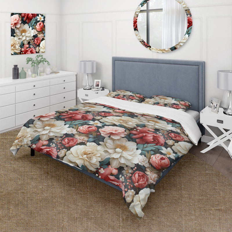 Ensemble de housse de couette rétro Boho, Housse de couette pour très grand lit et 2 très