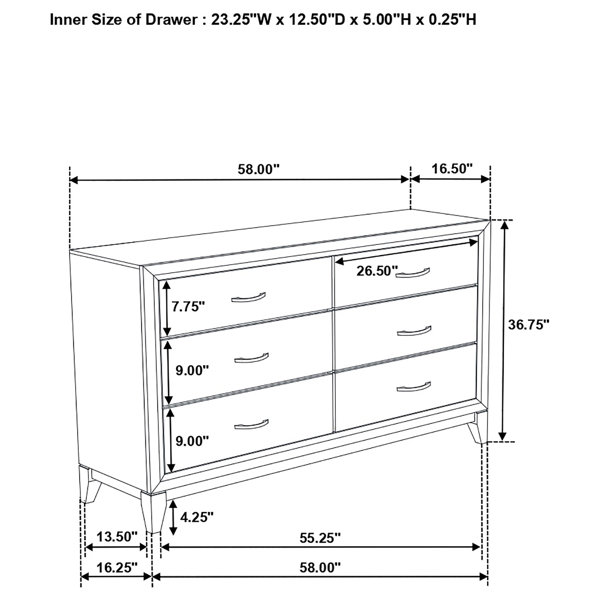 Dimensions du produit