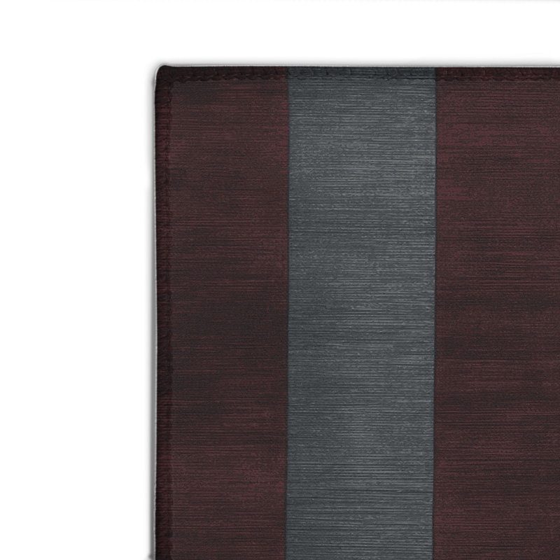 Tapis intérieur / extérieur noir à carreaux, Rectangulaire 2 pi x 3 pi