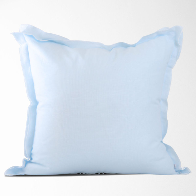 Cotton Pillow Cover, Sky Blue Floral