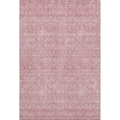 Premium Machine Washable Prisco Blush Rug