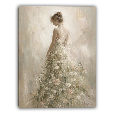 «Soft Petals», art mural sur toile tendue