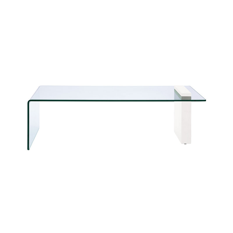 Table basse Buono en blanc ultrabrillant