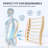 Sauna Backrest,S-Shape Canadian Natural Wood Hemlock Sauna Chair With Back, Non-Toxic Sauna Accessories Bench