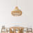 Anterria 1 - Light Natural 17", 21'', 24'' Handwoven Rattan Plug-In or Hardwired Light Fixture for Dining Room or Entryway, Dimmable and Perfect for High Ceilings in Boho Japandi Style-1906182534