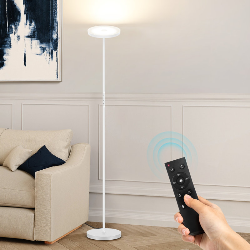 180cm LED Torchiere Floor Lamp, White