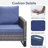 Naresa 5 - Person Patio Conversation Set with Cushions-790704056