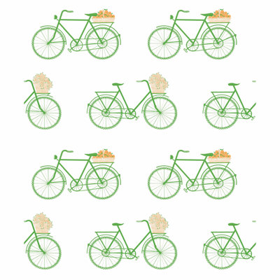 Bicicletas Wallpaper Roll