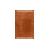 Duomo Hand Loomed Area Rug in Terracotta Red