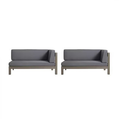 Brava X-Back Corner Bench of Set 2