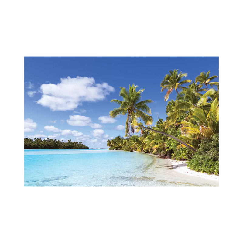 One Foot Island, Aitutaki, Cook Islands I 1 Piece Wrapped Canvas Wall Art, 20.32 cm H x 30.48 cm W