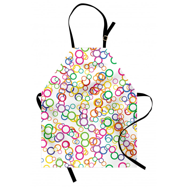 Tablier de fête cercles