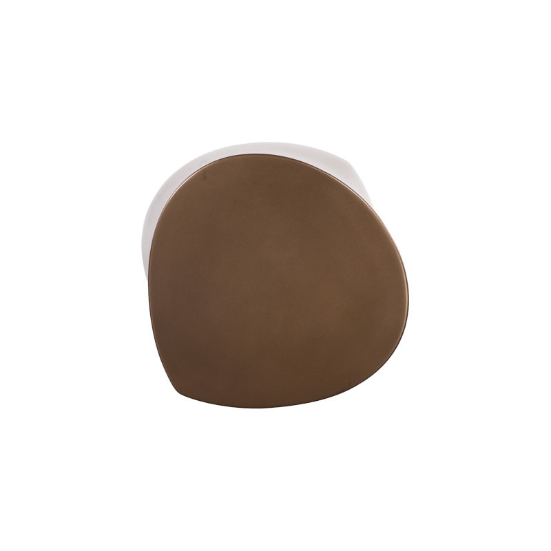 Polished Mellow Side Table, Polished Bronze