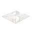 Castella de Blanc Elyx 12 in. x 12 in. Honed Marble Mosaic Floor and Wall Tile