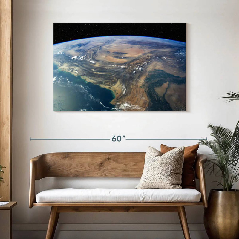 Oberle Earth, 30" H x 45" W