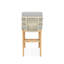 Amadora Outdoor Teak Bar Stool-580460311
