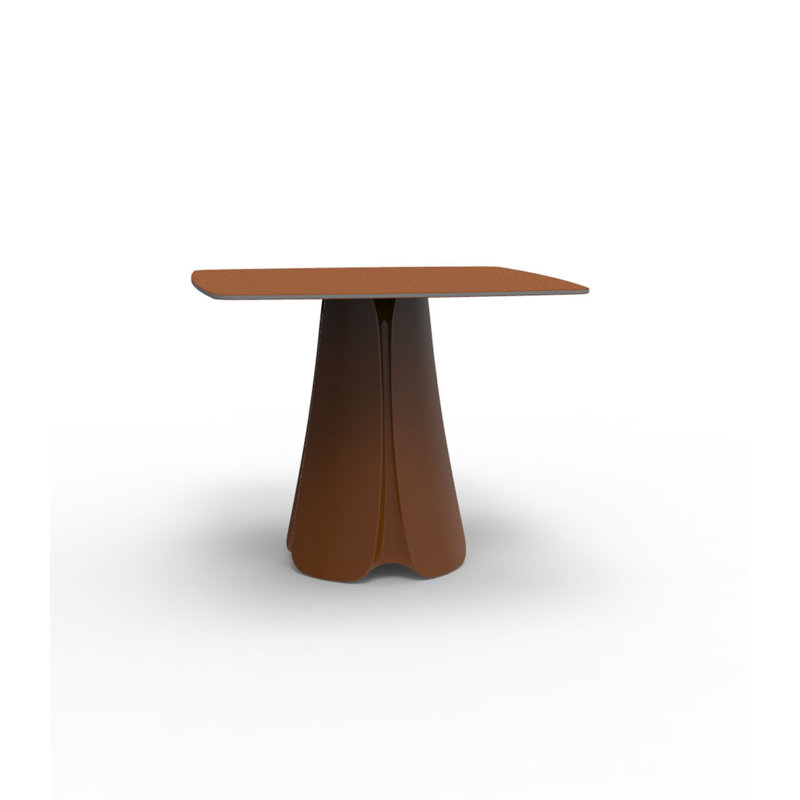 Pezzettina 35.5" Pedestal Dining Table, Bronze, No