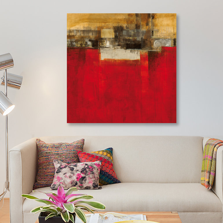 « new villes iv », impression sur toile, H 37 po x l 37 po x P 1,5 po, Toile tendue, Pas de tapis