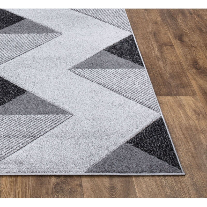 Geometric Indoor / Outdoor Area Rug, Rectangle 200 x 290cm