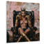 «Brown Boxing Diva - Fashion Girl Power», impression murale-106149578-106149589