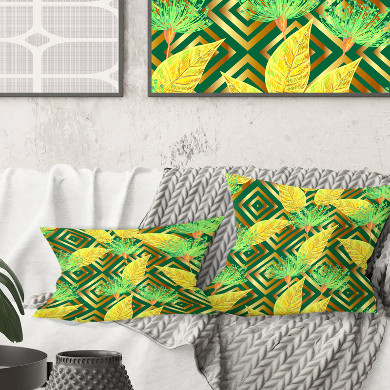 Coussin lombaire de luxe style ii tropical