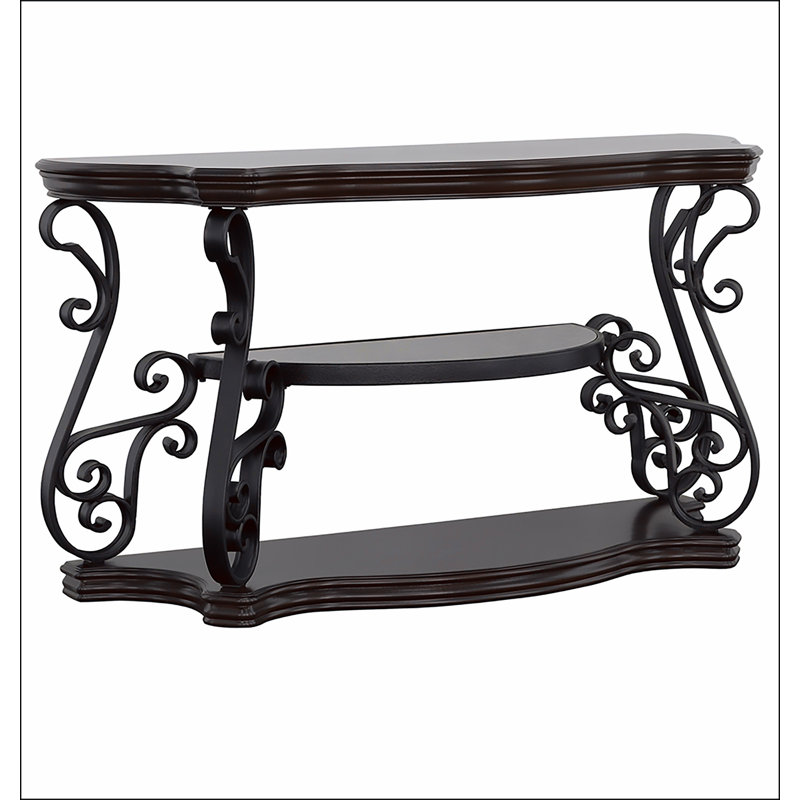 Console à 2 tablettes Gretta Merlot