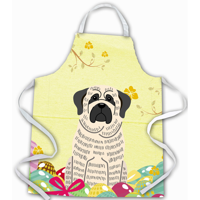 Tablier œufs de pâques, Mastiff bringé, Blond / bringé