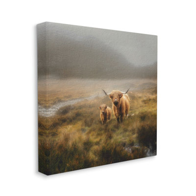 " Highland Cows Rural Landscape " by Paul Brent