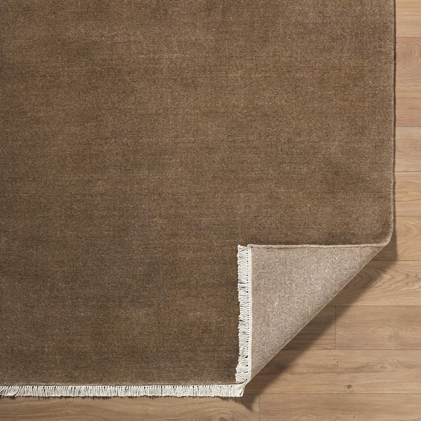 Clio Hand-Loomed Dark Gray Wool Rug, Runner 2'6" x 8'