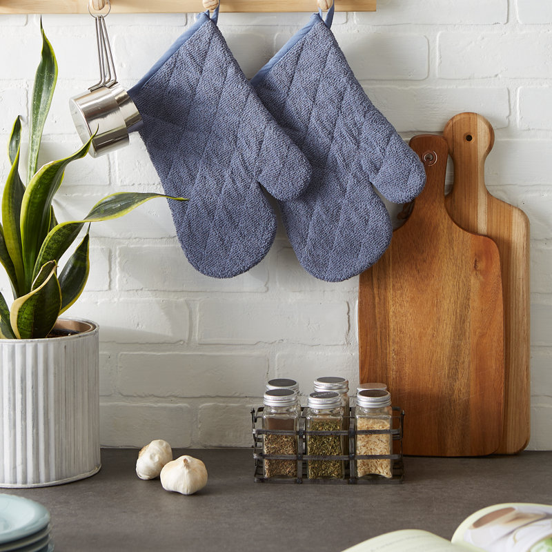 Gant de cuisine Design Imports, Bleu