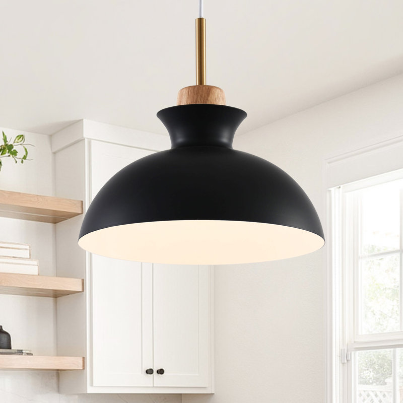 1 - Light Kitchen Island Pendant, Black