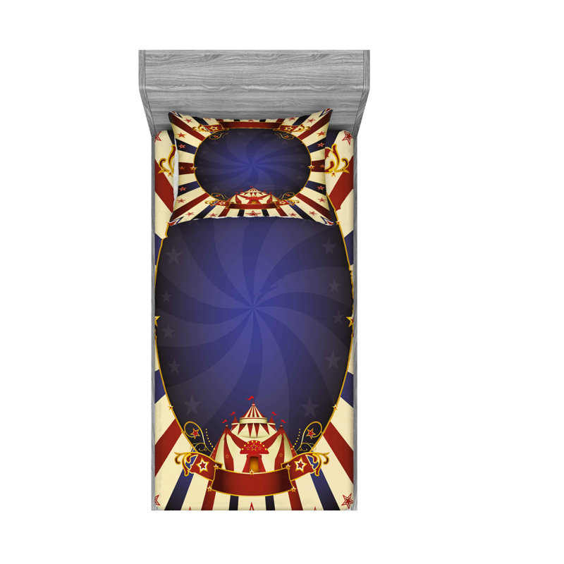 Ensemble de draps Tent Ribbon, Ensemble de draps pour lit simple avec drap-housse