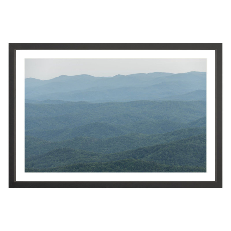 Landscape & Nature Print, Black, 24" H x 36" W x 1.88" D